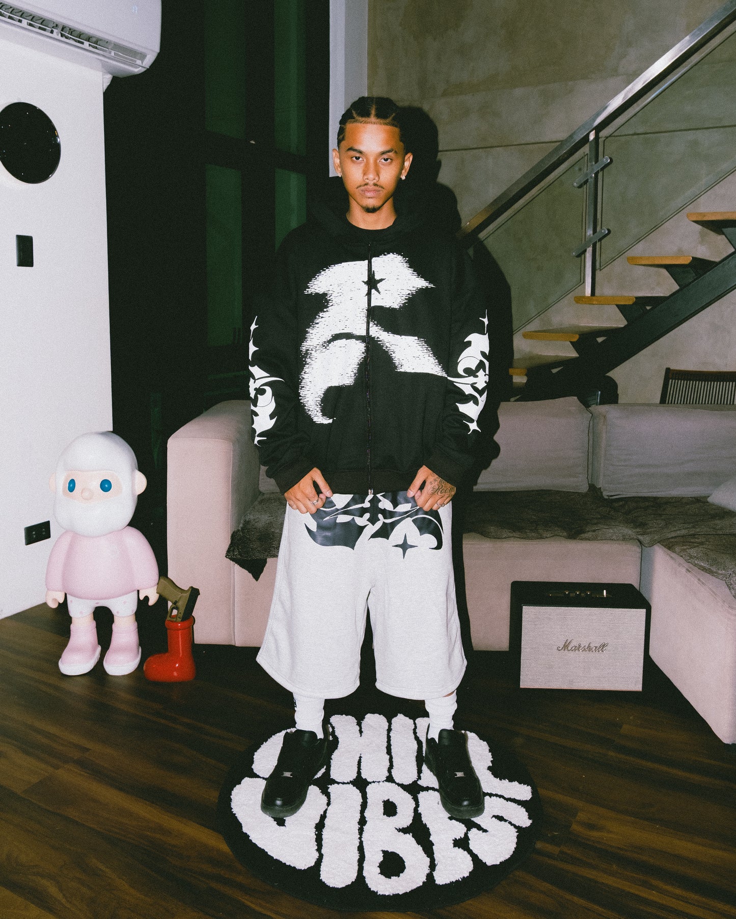 R BIG LOGO HOODIE